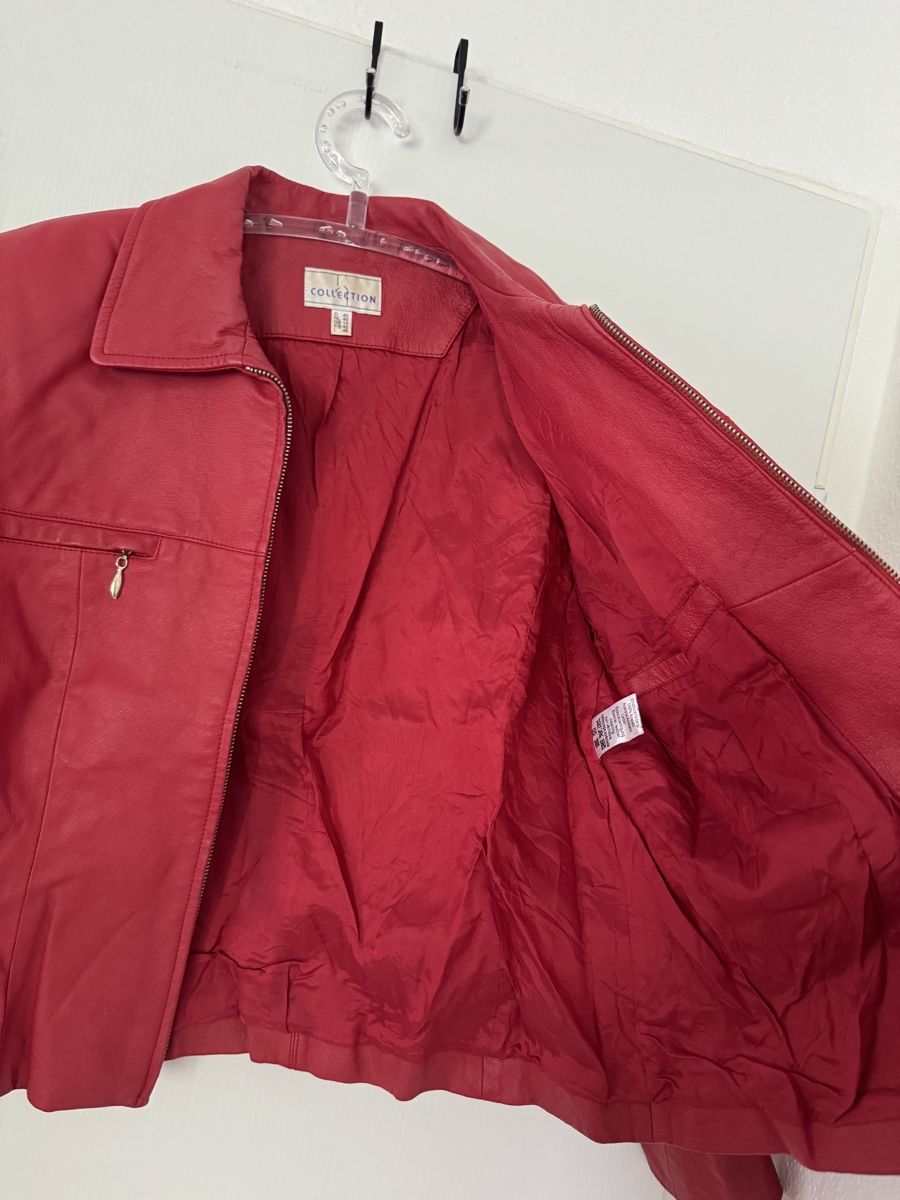 Giacche: Echte Lederjacke Rot, Damen, Gr. 40 fit M – Nuovo (secondo la descrizione) da Wetzikon ZH venduto da Jan_wojt 5