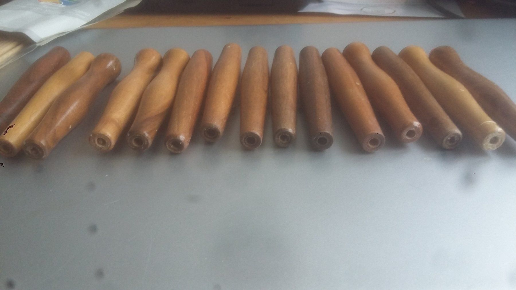 Bestecksets: 15 bois et brochettes en bois – Gebraucht aus Miecourt von Marly1 3
