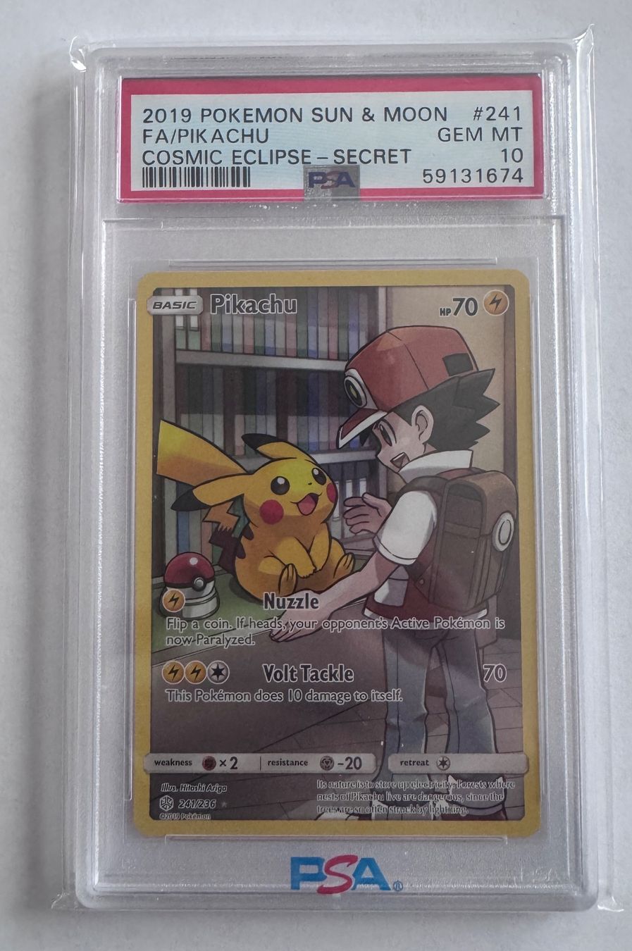 Pokémon Sammelbilder & Trading cards: Pikachu Secret Rare PSA 10 Pokemon Cosmic Eclipse 241 – Neu (gemäss Beschreibung) aus Andelfingen von Snorlax_Cards