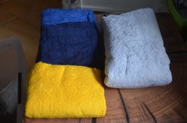 4 STUCK STOFF RESTE FROTTE' - CM 100X100+110X30+2X 50X50