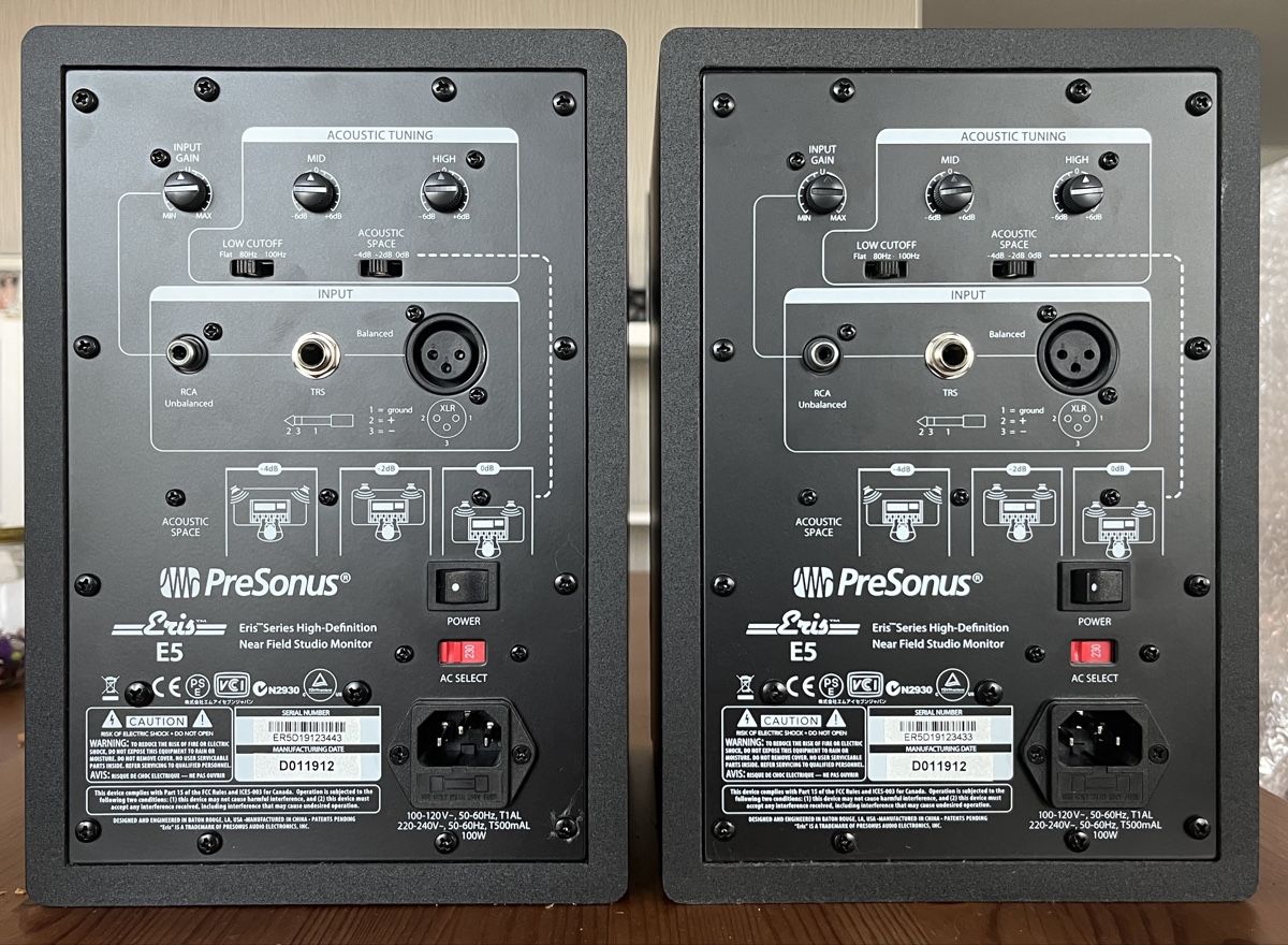 PreSonus Lautsprecher: ProSonus Eris E5 Active Speakers Pair – Gebraucht aus Zug von metebalci 1