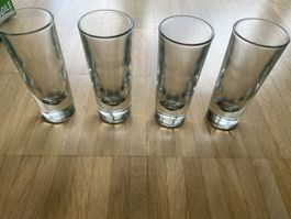 4 Shot Gläsli / Stamperli -  Top Zustand!