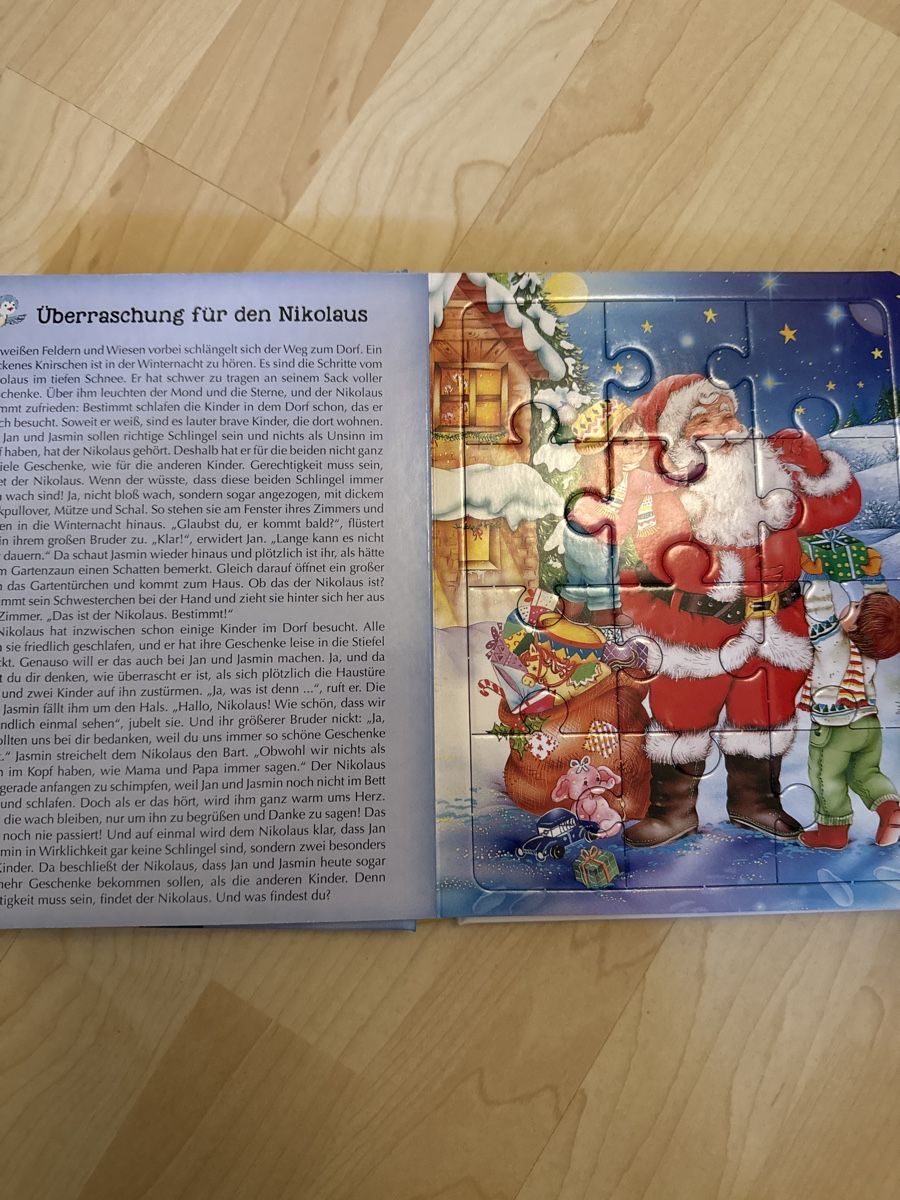 Bücher: Weihnachtspuzzle Buch mit Geschichten – Neu (gemäss Beschreibung) aus kollbrunn von veronic.h 2