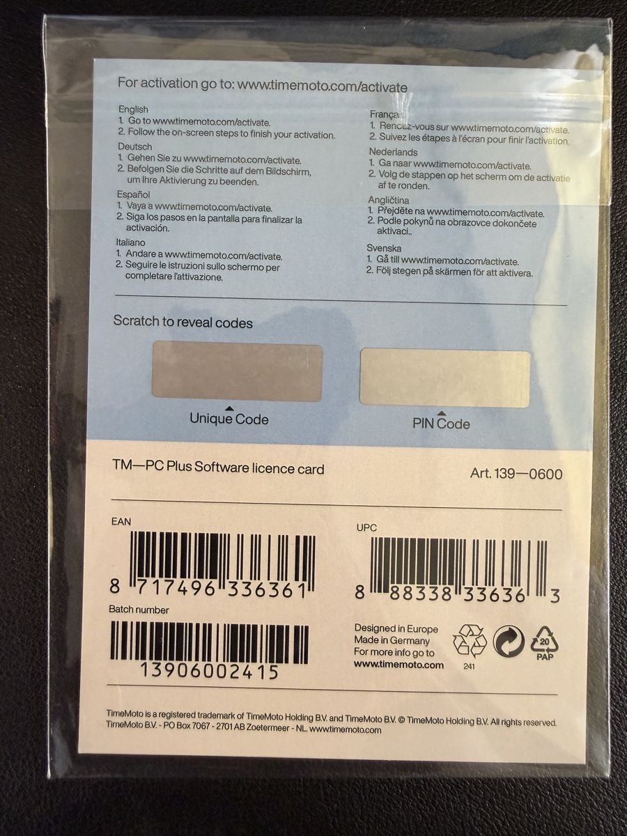 Applications: Softwarekey TM-PC Plus – Neuf avec emballage d'origine à Untersiggenthal par Bikevader 1