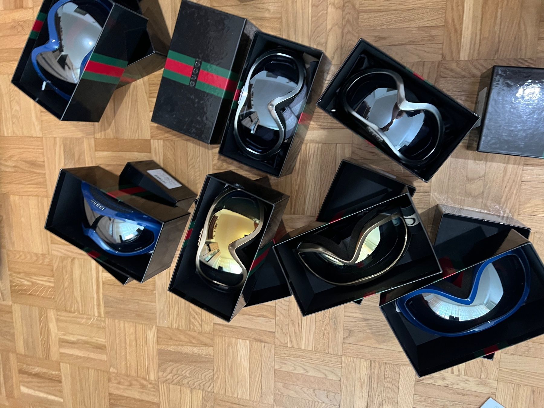 Gucci Occhiali & Lenti: 11 Paar Gucci-Skibrillen – Nuovo e nell'imballaggio originale da Basel venduto da La.Bonne.affaire 1