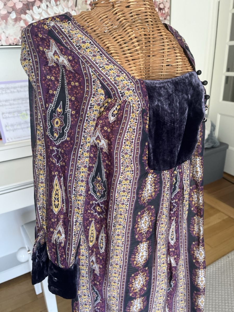 Max Mara Robes: Kleid mit Samtbesatz, violet, Max&Co. – D'occasion à Solothurn par Bobesch08 3