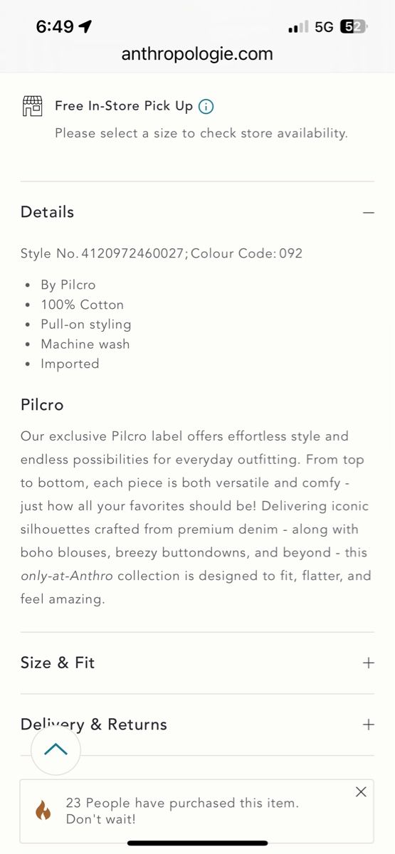 Röcke: Pilcro Denim Light Maxi Skirt, Size medium, Flowy & Chic! – Neu und originalverpackt aus Wädenswil von Jul_1207 5