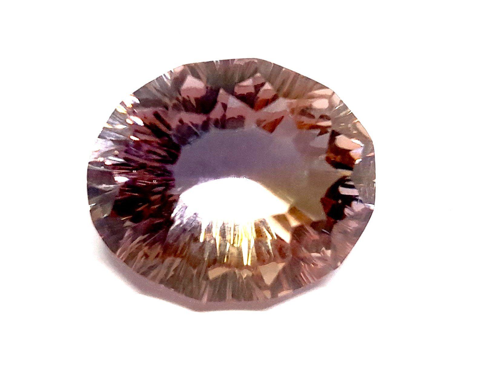 Amétrine ovale concave cut 10.85 ct - CERTIFICAT 326.- Fr (Neu (gemäss ...