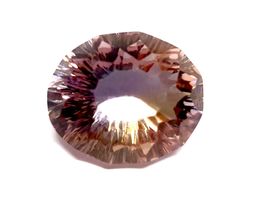 Amétrine ovale concave cut 10.85 ct - CERTIFICAT 326.- Fr
