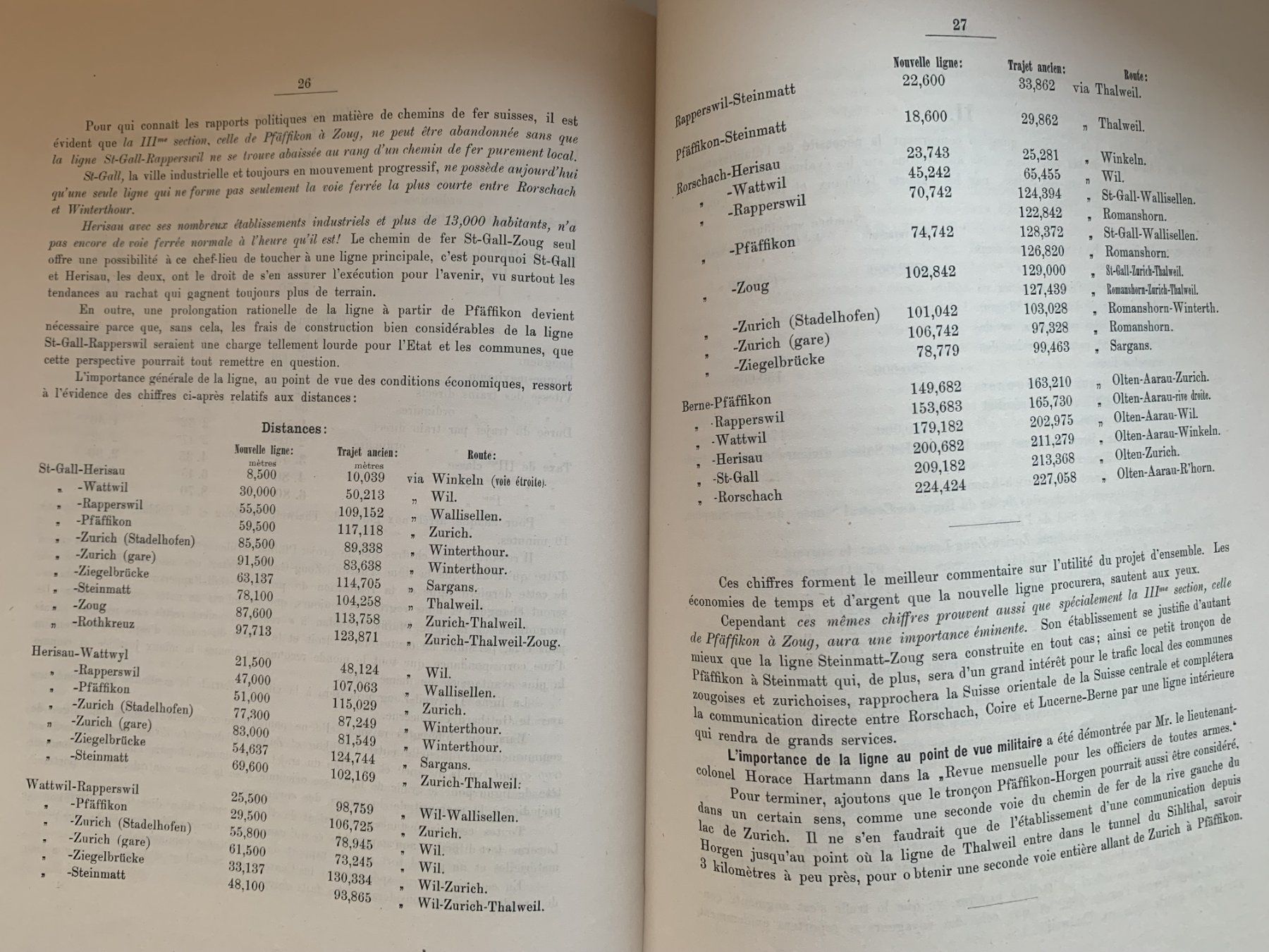 Libri: Chemin de Fer St-Gall-Zoug, 1891 – Usato da Volketswil venduto da zwitsch33 1