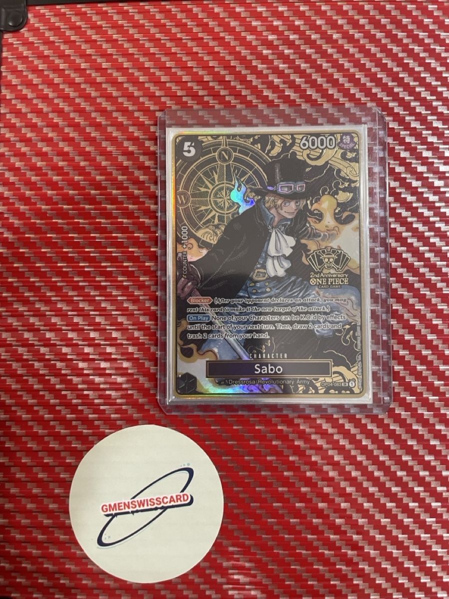 Bandai Carte collezionabili: One Piece Card Sabo 2nd Anniversary mint condition – Nuovo (secondo la descrizione) da Wädenswil venduto da Gmenswisscard