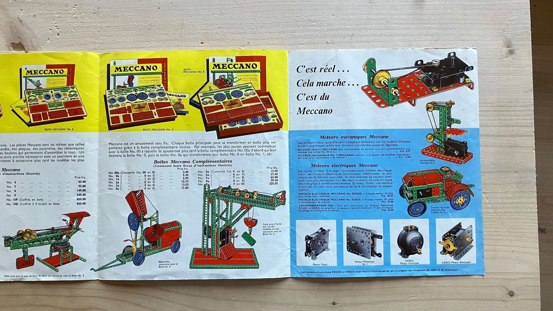 Spielzeuge: Dépliant MECANO 1959 Spiel – Gebraucht aus St-Cierges von LeRegain 5