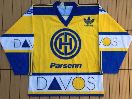 HC DAVOS PARSENN TRIKOT ADIDAS HCD 1988/89 S