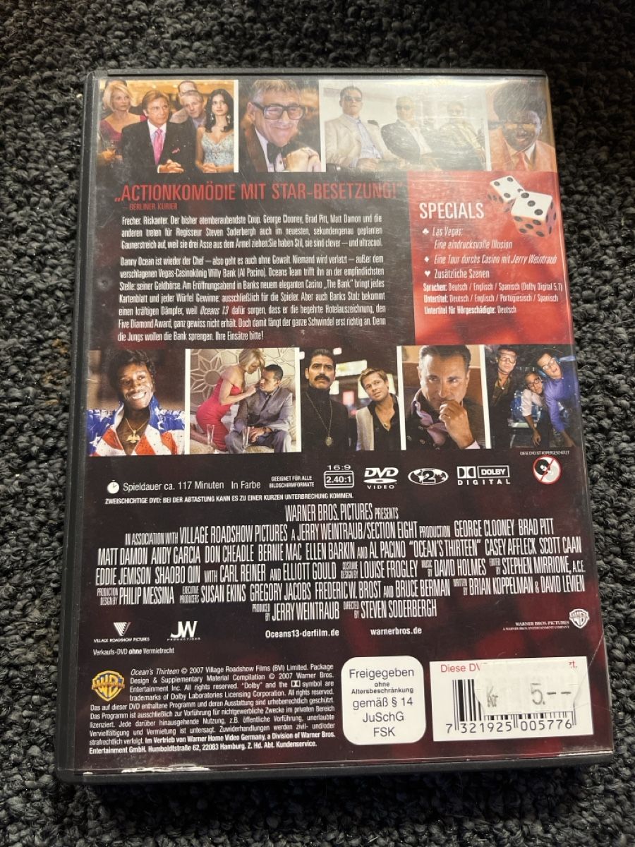 Alle DVDs: Ocean's 13 (21675 – Gebraucht aus Ruswil von jan_bxl5 1