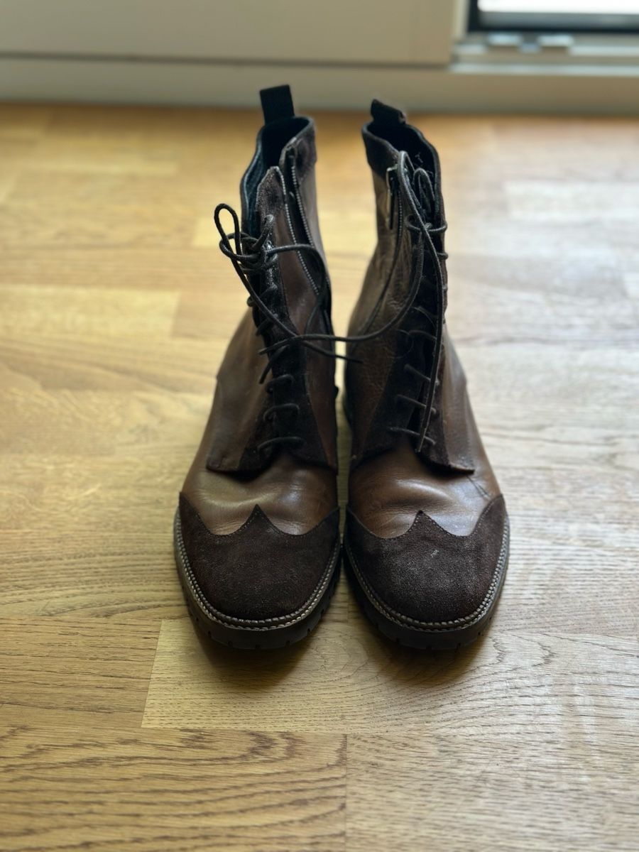 Navyboot Scarpe da donna: Boots/Stiefel, braun, Grösse 40, aus Leder – Nuovo (secondo la descrizione) da Basel venduto da FatmaCan52 6