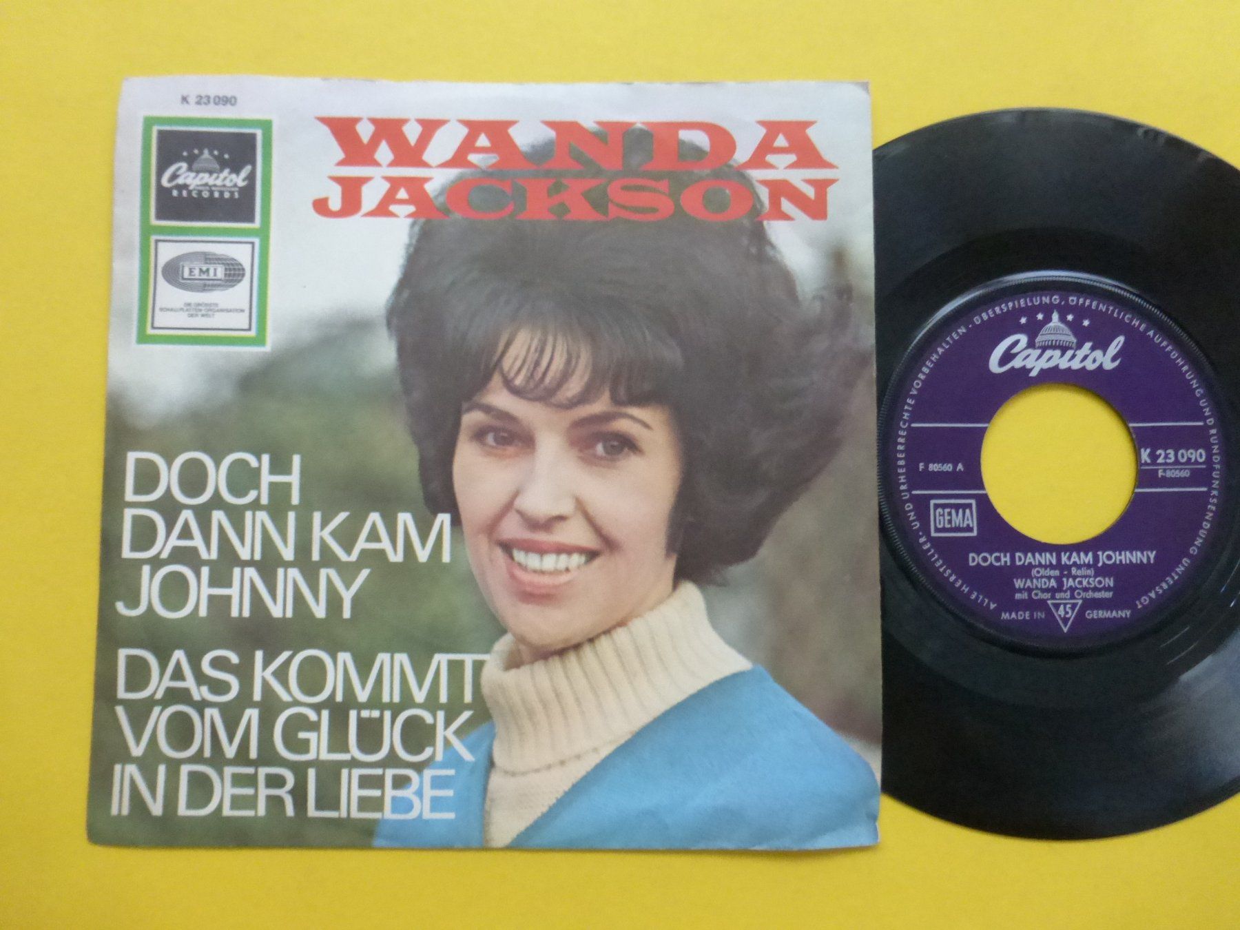 Vinyles: Wanda Jackson – Doch Dann Kam Johnny – D'occasion à Zürich par Swiss57
