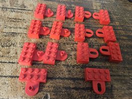 lego 4748 et 4747 lot de 14 pièces Red Brick, Modified 2 x 4