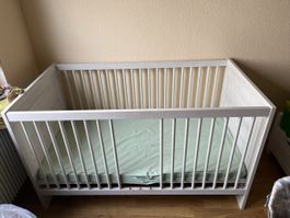 Solid Wood Baby Cot