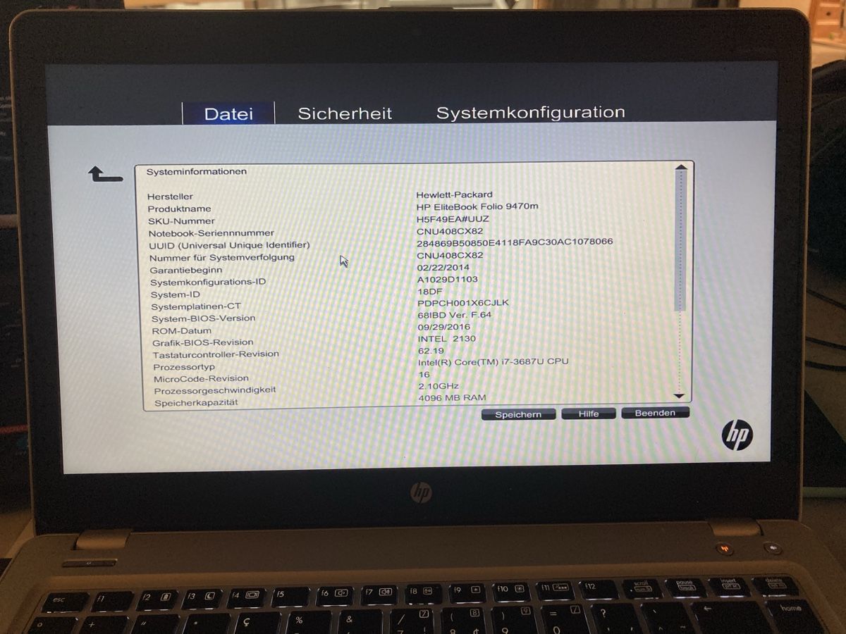 Hewlett Packard Notebooks: HP Elitebook Folio 9470m i7 14 Zoll – Gebraucht aus Flawil von rcnkr 2
