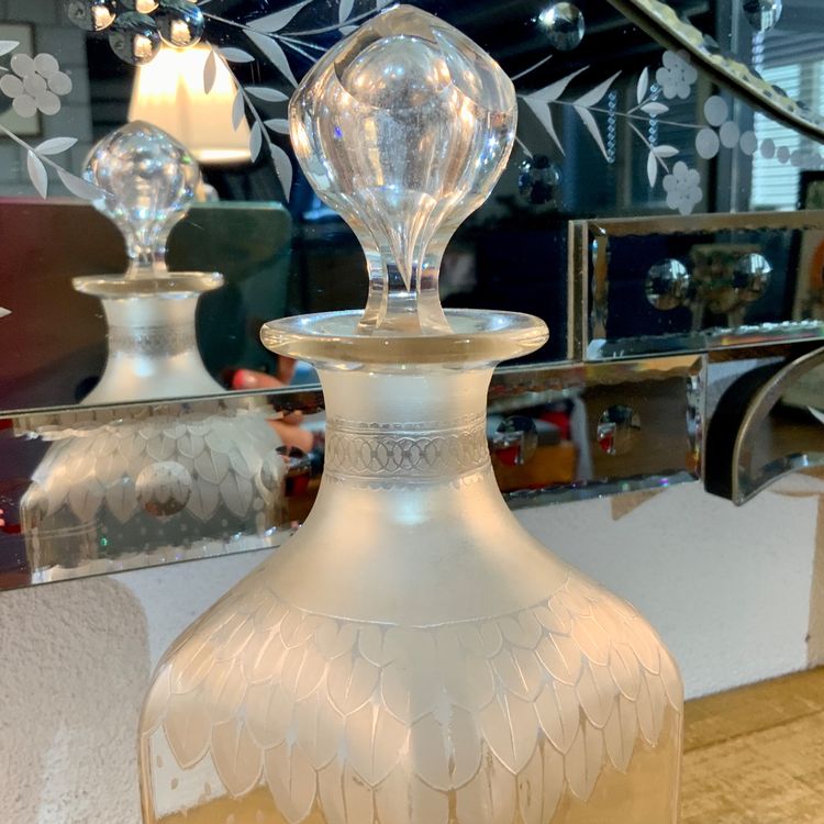 VBS Windlicht-fles glas H: 22 cm met hangketting