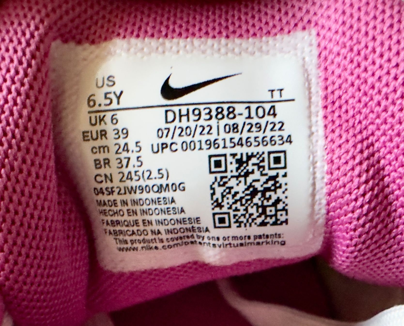 Nike Damenschuhe: Nike air Max Motif EUR 39 – Gebraucht aus Gilly von otiik 3