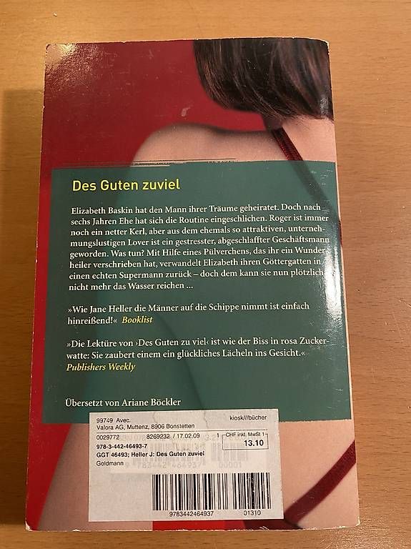 Libri: Des Guten zuviel  – Usato da Wettswil venduto da Gixli13 1