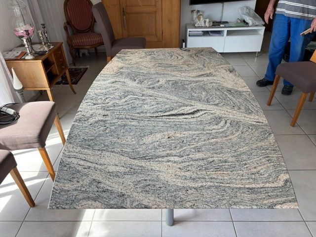 Tables: Marmortisch 210 x 98 cm – D'occasion à mirchel par lire69 5