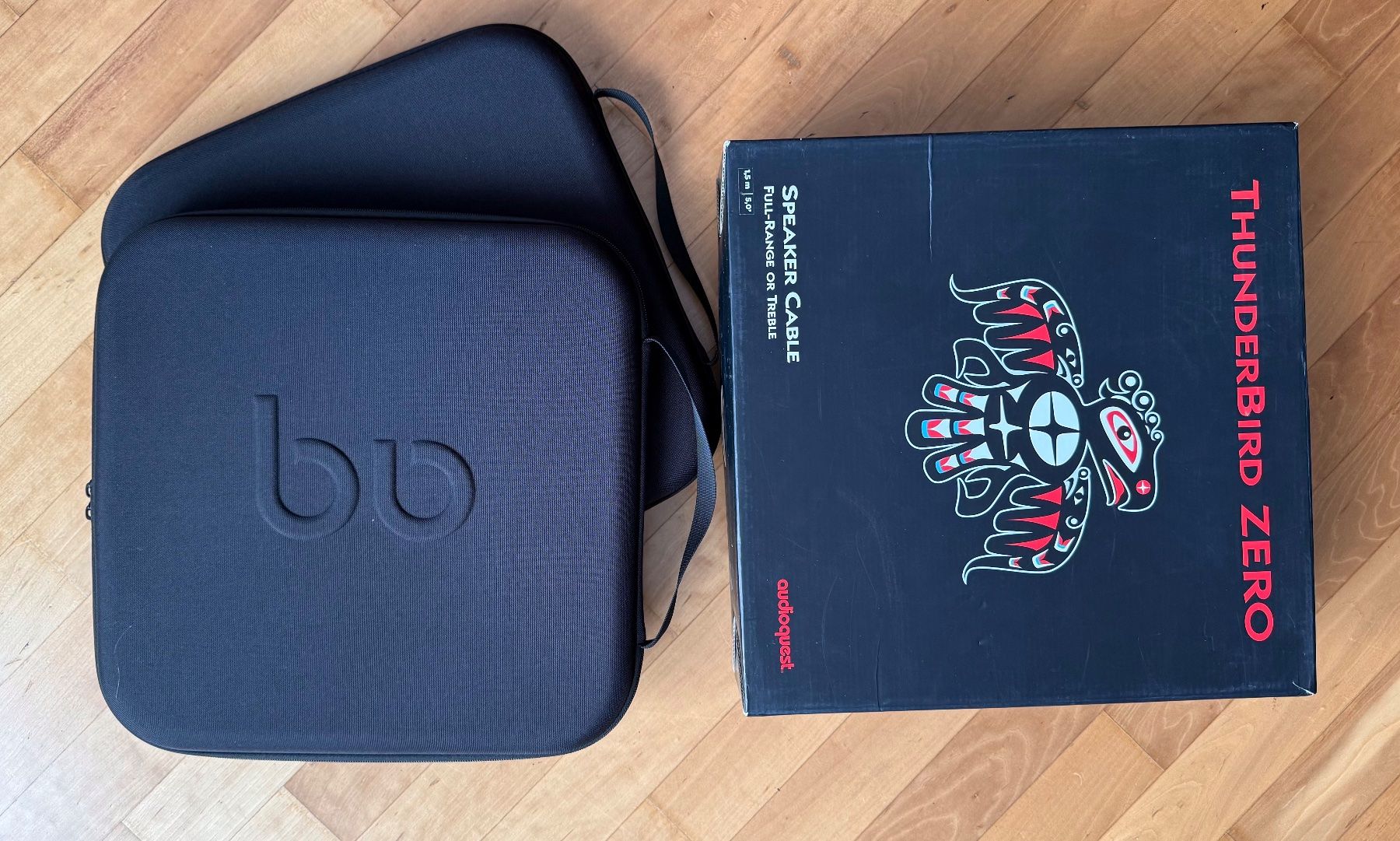 AudioQuest Kabel: AudioQuest Thunderbird ZERO + BASS Bi-Wi Lautsprecher Kabel – Neu (gemäss Beschreibung) aus Wilen b. Wollerau von Bene51 5