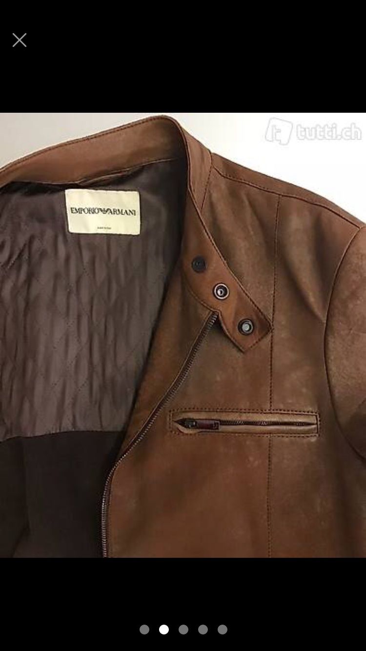 Armani Cappotti: Cappotto scamosciato Armani – Usato da Riva San Vitale venduto da bau64 3