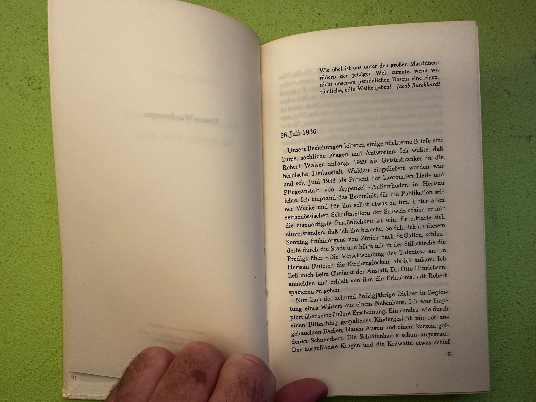 Bücher: Carl Seelig: Wanderungen mit Robert Walser. – Gebraucht aus Zürich von allp 2