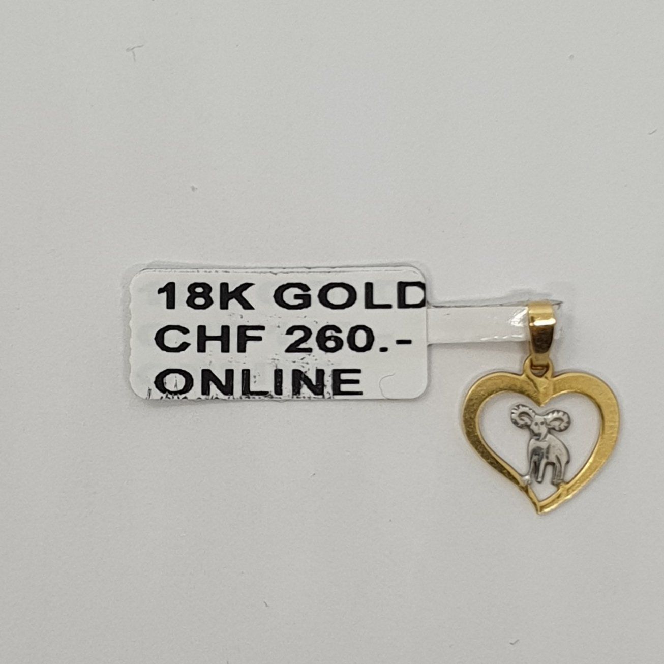 Anhänger: Echt 18K Gold - Sternzeichen Anhänger – Gebraucht aus Luzern von Luzern-Goldhaus 1