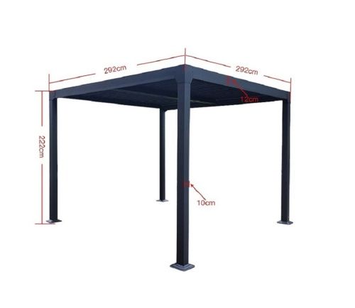 Zelte & Pavillons: Pavillon Lamellendach Gartenzelt Dubai – Neu und originalverpackt aus Herbertingen von jet-line-e-trade 2