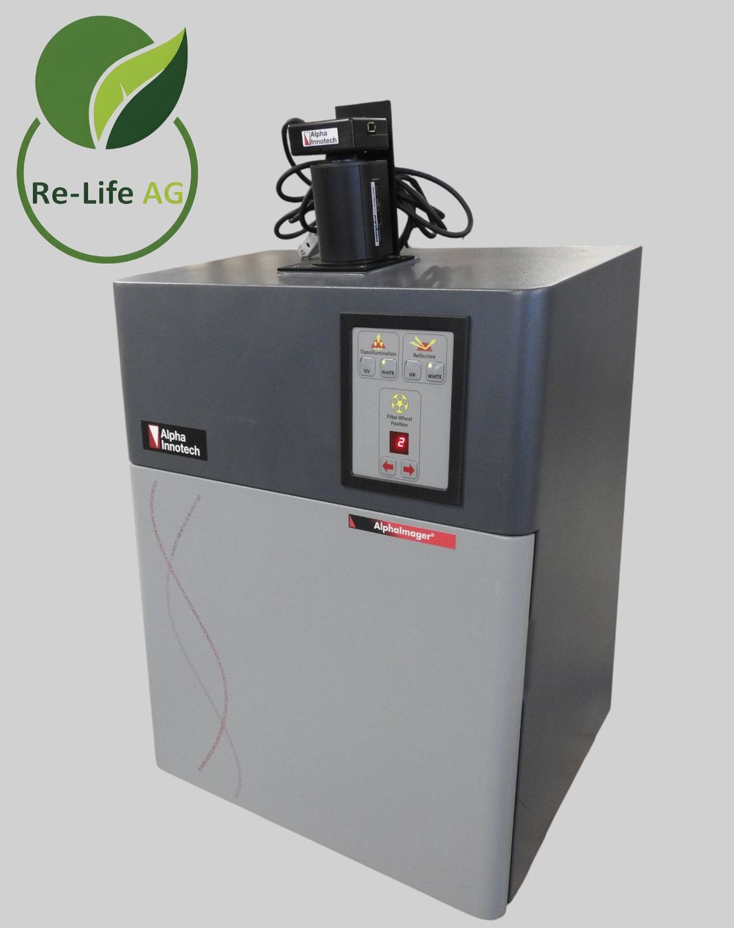 Alle Maschinen: Alpha Innotech AlphaImager UV/VIS Gel Imaging System – Gebraucht aus Reinach BL von Re-LifeAG_Labor