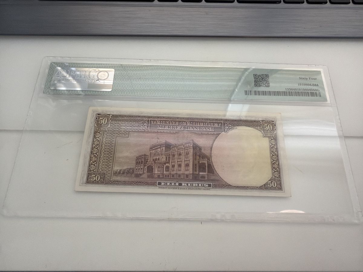 Banconote: Türkiye 50 kuruş – Nuovo e nell'imballaggio originale da Baar venduto da Bkdmr 1