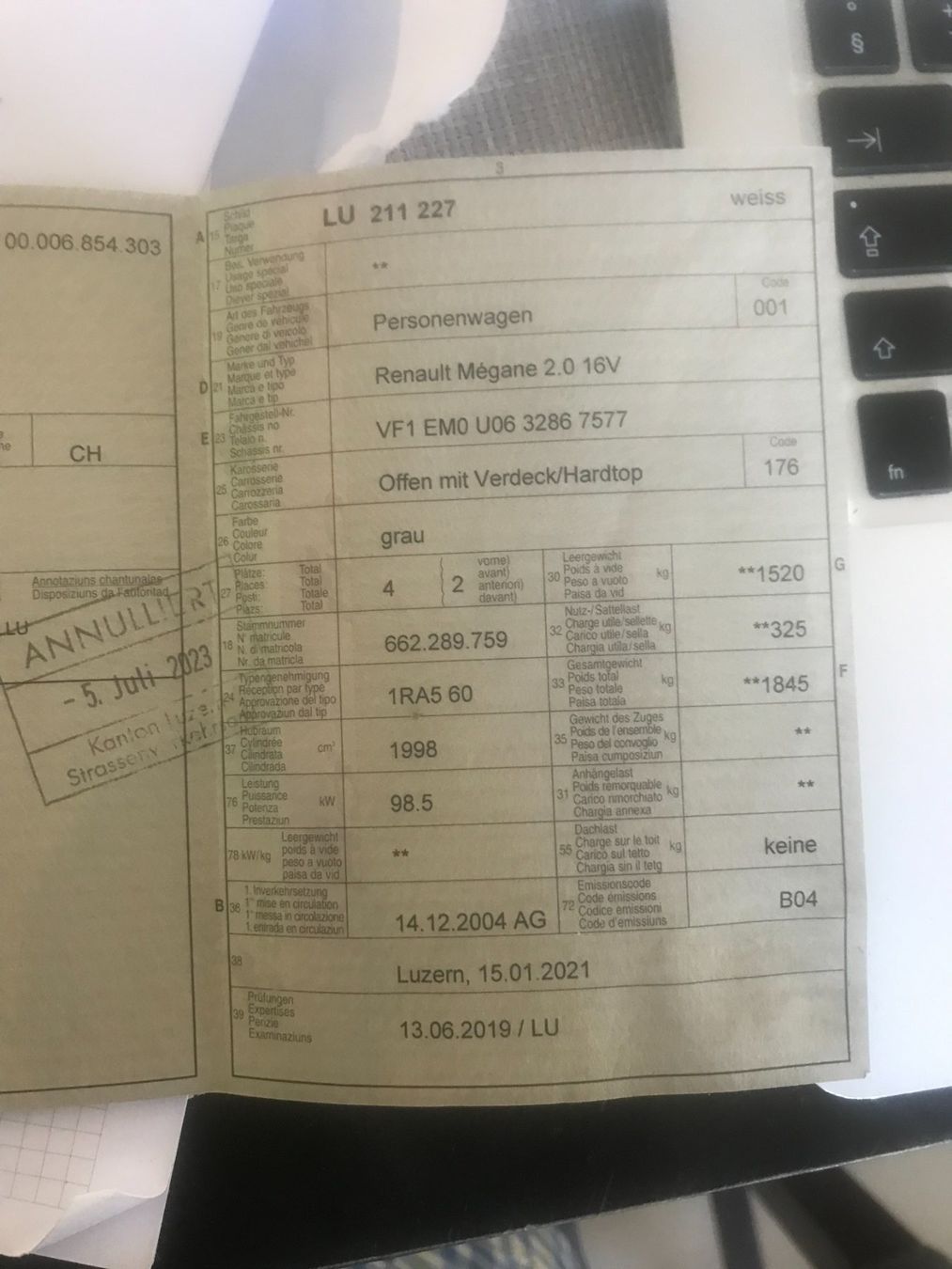 Renault Automobili: Renault Mégane Cabriolet – Usato da Pfeffikon LU venduto da doubledouble-u 9