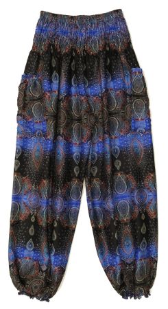 Pumphose leichte bequeme Boho Schlupfhose aus Viskose