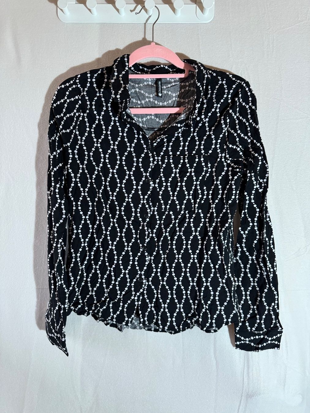 Camicette: Bequeme Bluse mit Perlenkettenmuster Gr. L – Usato da Grosswangen venduto da SALE_SALE_SALE