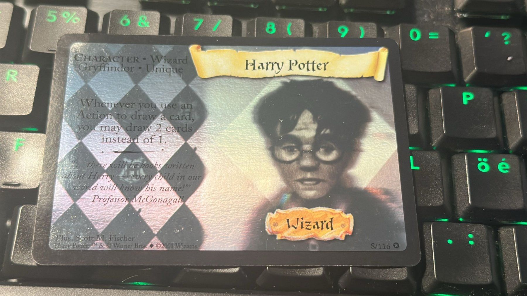 Carte collezionabili: 2001 WOTC HARRY POTTER HOLO FOIL #8 – Usato da Lugano venduto da Jaka22 1