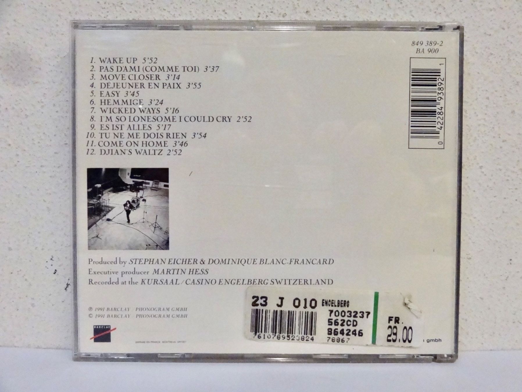 CDs: CD STEPHAN EICHER / ENGELBERG – Neu (gemäss Beschreibung) aus Kerzers von djstarsky73 1