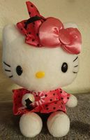 Hello Kitty Kuscheltier mit pinkem Kleid 15 cm.NEU