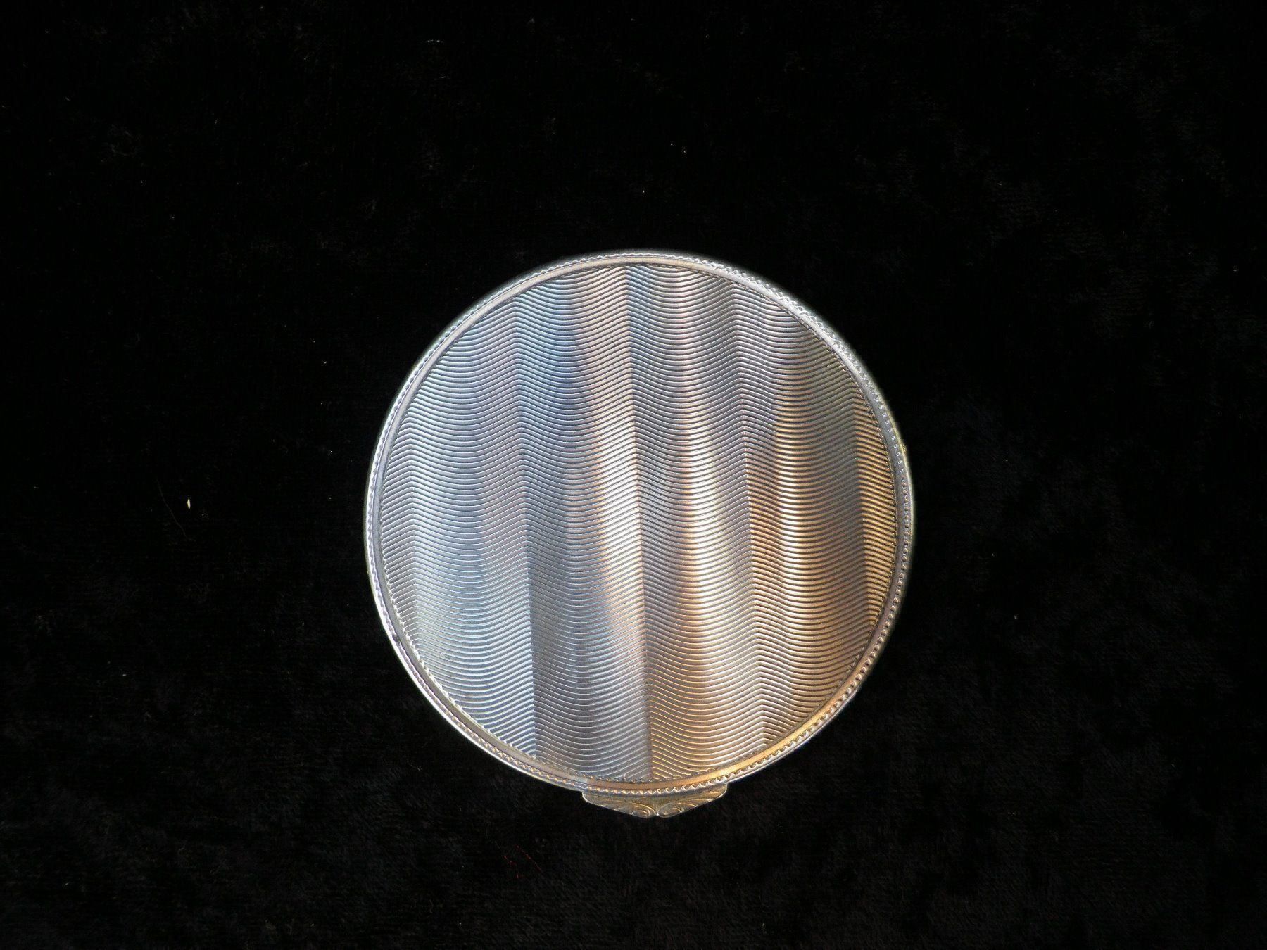 Make-up: Antike Puderdose in 925 Silber – Usato da Reinach BL venduto da Annodomini 1