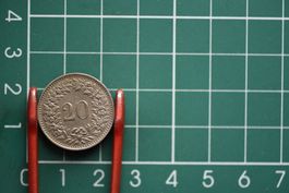 abart 20 rappen 1947 prägefehler verdreht