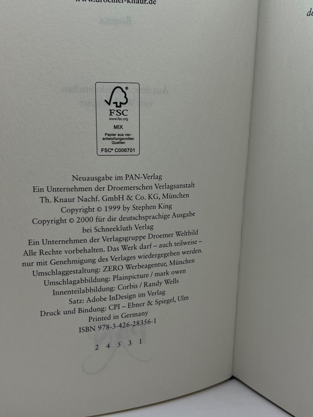 Libri: 📖 Das Mädchen Stephen King Roman – Nuovo (secondo la descrizione) da Vaduz venduto da NotNeeded 5