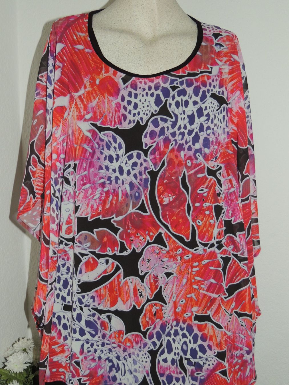 Tuniche: SCHÖNE TUNIKA "HEINE" LAYER LOOK VISCOSE SOMMER NEU 48 – Nuovo (secondo la descrizione) da Au ZH venduto da FashionConsultant 1