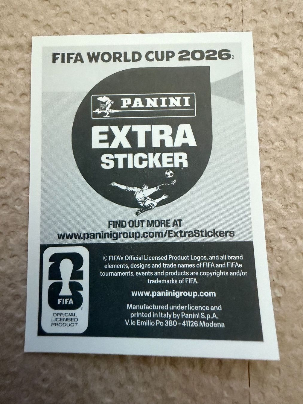 Panini Carte collezionabili: Panini WM 2026 - Extra Sticker - Moises Caicado (Regular) – Usato da Tegerfelden venduto da siebenmacky 1