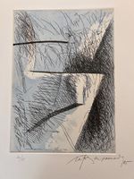 Albert Rafols Casamada original etching “Estrats 2” (1985)