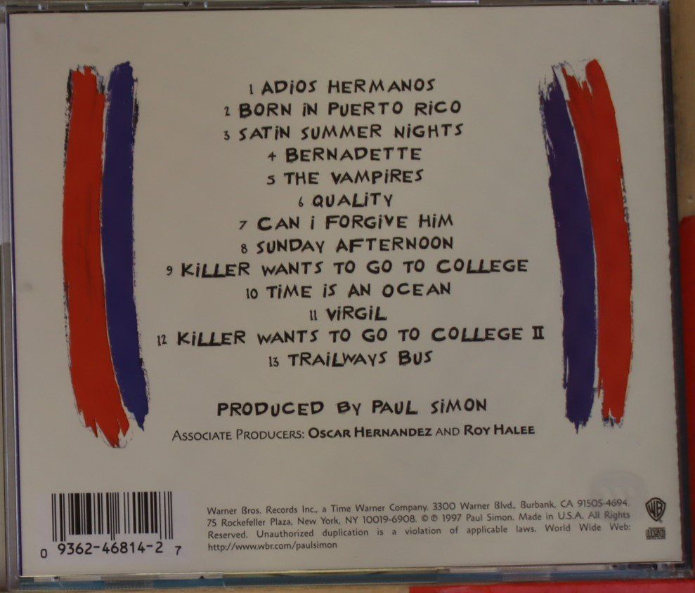 CDs: Paul Simon Songs from Capeman – Gebraucht aus Luzern von CONTENTI 2