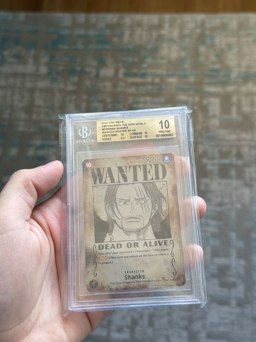 Carte collezionabili: Shanks Wanted BGS 10, One Piece TCG – Nuovo e nell'imballaggio originale da Winterthur venduto da trading-ch