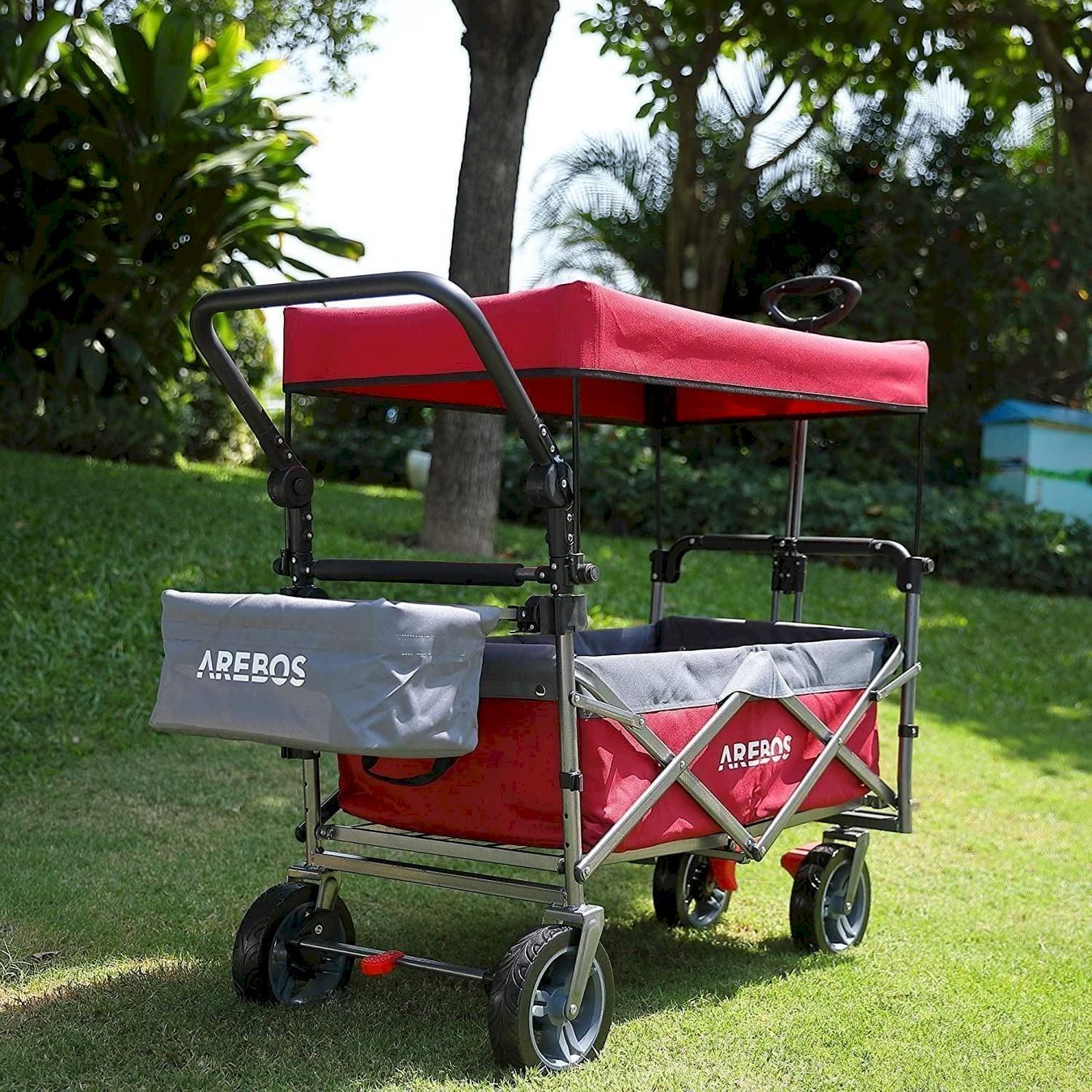 Giocattoli: Bollerwagen faltbar mit Dach rot – Nuovo e nell'imballaggio originale da Bottighofen venduto da zaap 2