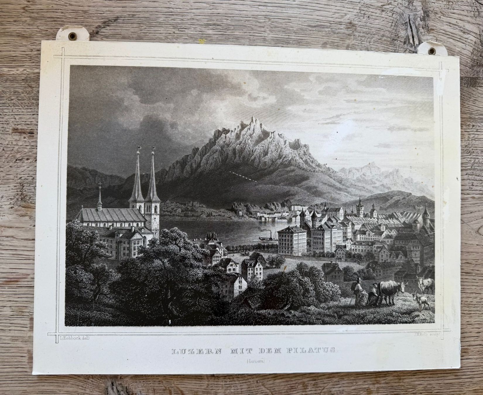 Foto & Immagini: Original Stahlstich Luzern – Usato da Grafenort venduto da Solar11